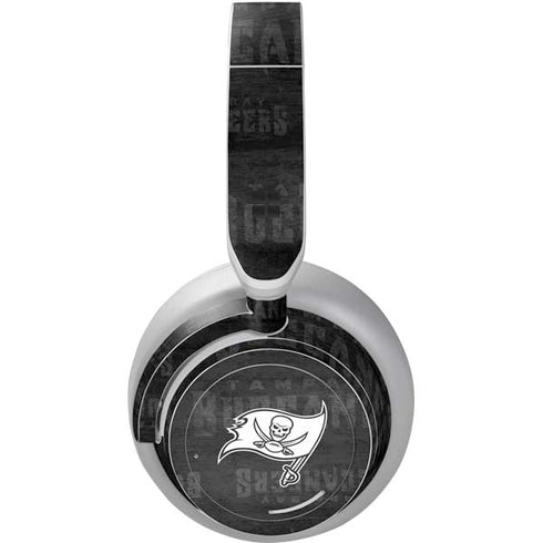 NFL Tampa Bay Buccaneers Black & White Surface Headphones Skin